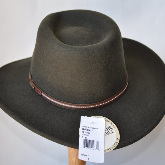 Stetson Gallatin Wool Hat in Sage main image 5